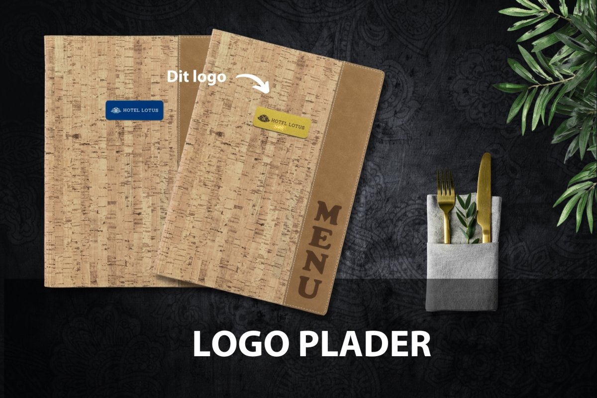 Securit Design Menukort | A4 | Kork | Logo