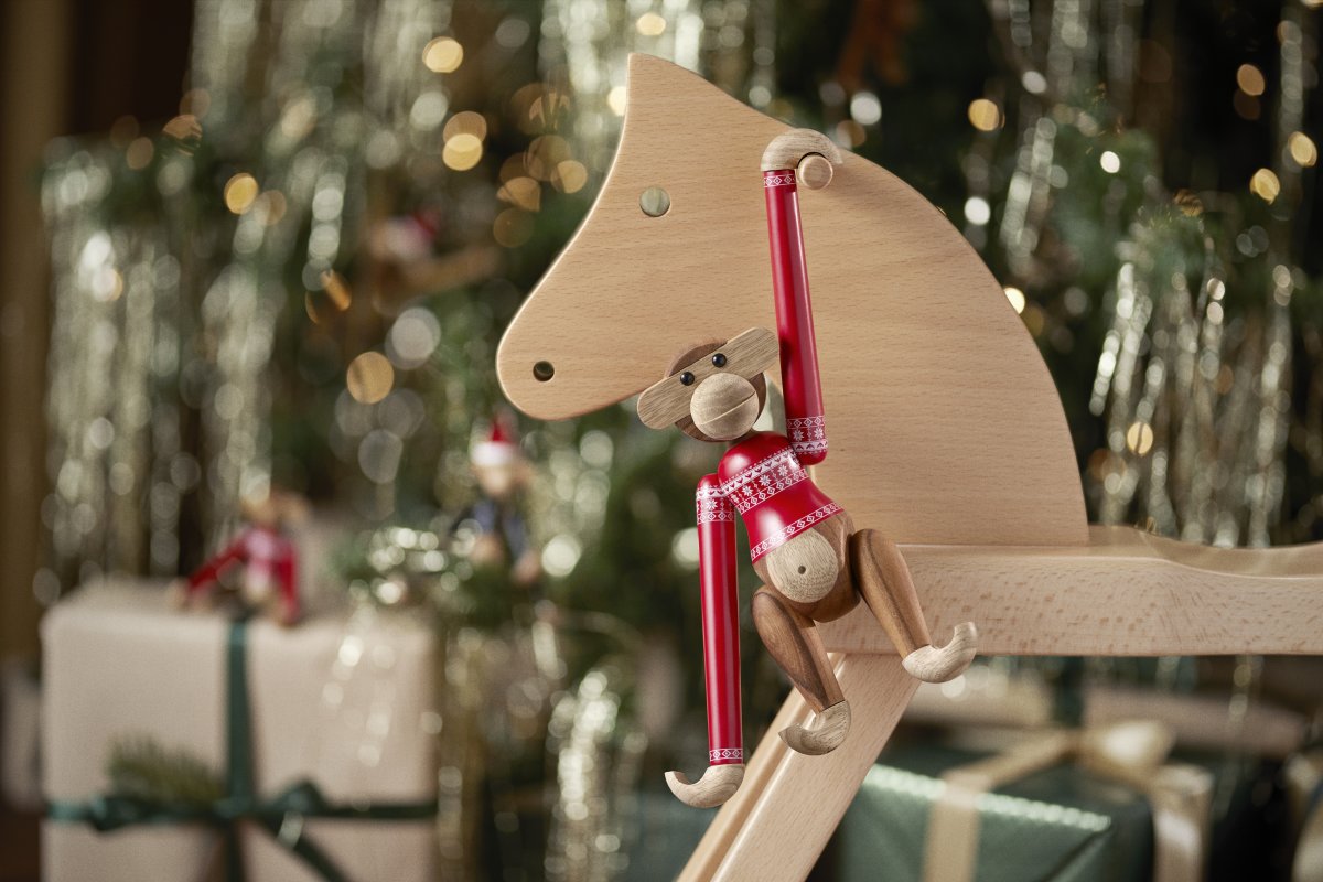 Kay Bojesen Abe m/Julesweater, lille, teak