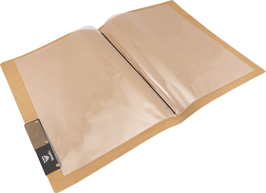 Securit Nature Menukort | A4 | Beige | Logo