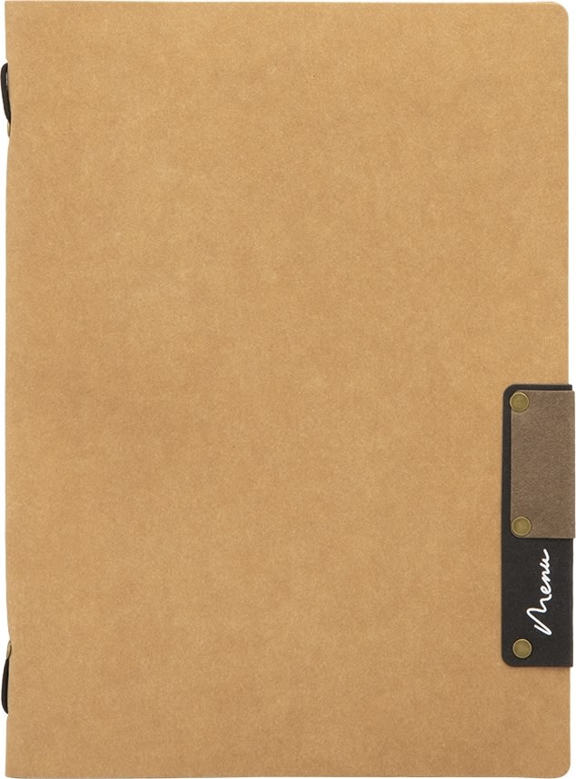 Securit Nature Menukort | A5 | Beige | Logo