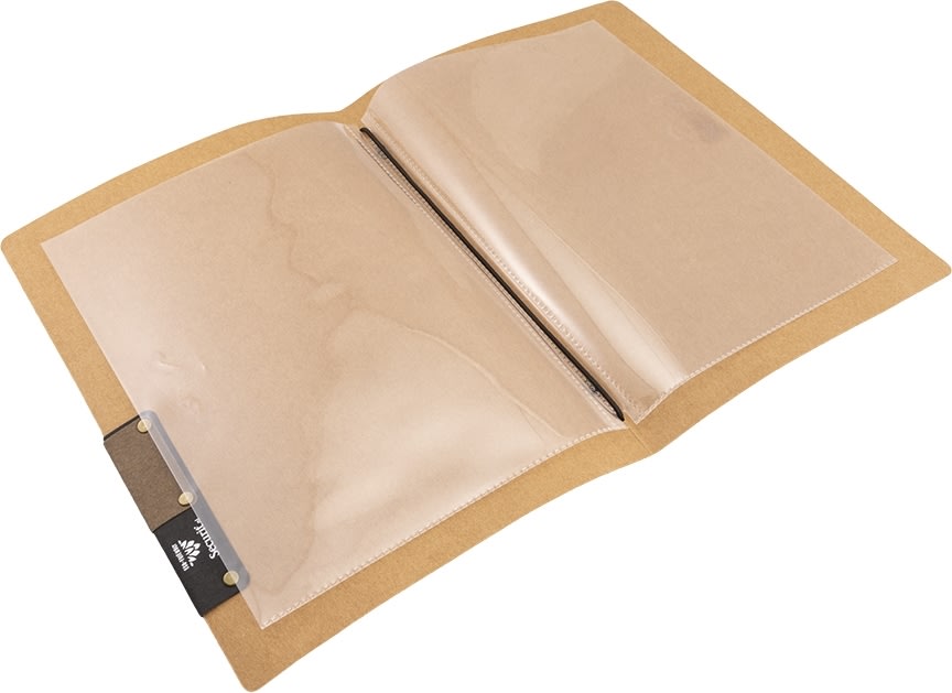 Securit Nature Menukort | A5 | Beige | Logo