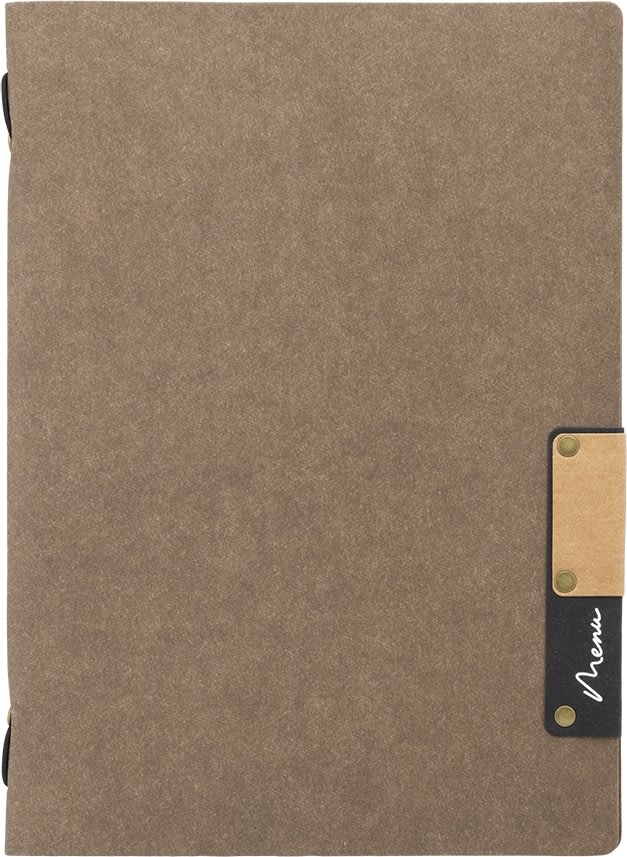 Securit Nature Menukort | A5 | Brun | Logo