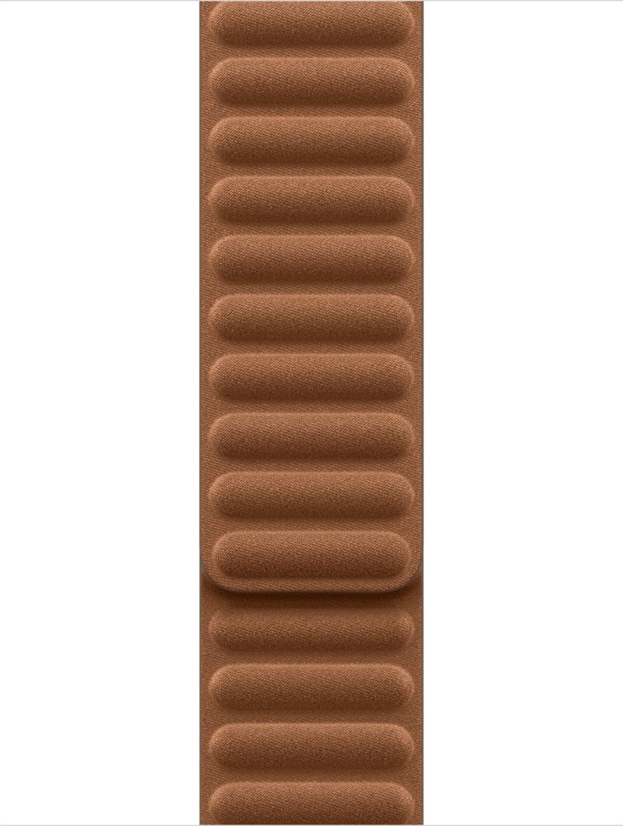 Apple Magnetisk ledrem, karamel-farvet, 42 mm -M/L