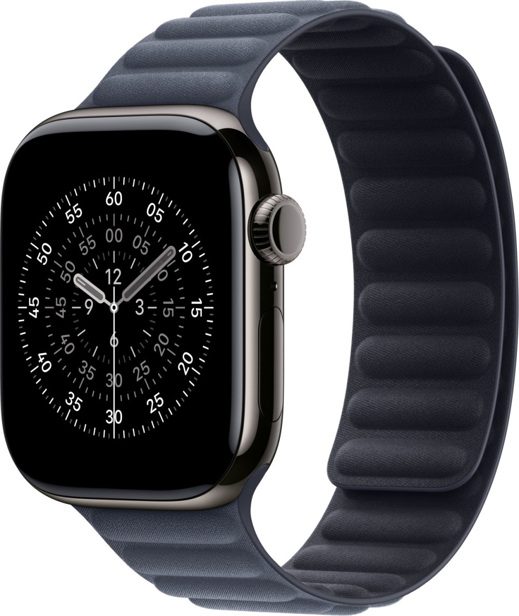 Apple Magnetisk ledrem, blå, 42 mm - M/L