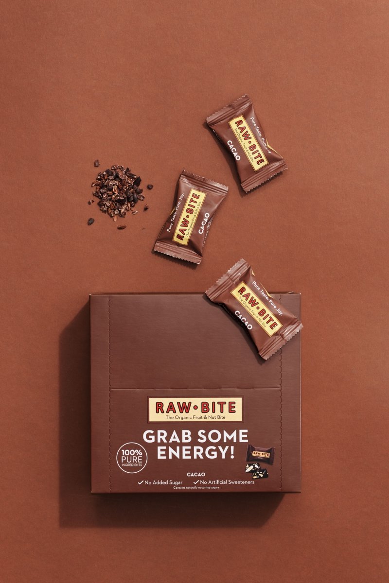Rawbite Cacao Officebox, 45 bites á 15 g