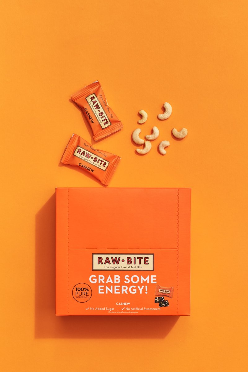Rawbite Cashew Officebox, 45 bites á 15 g