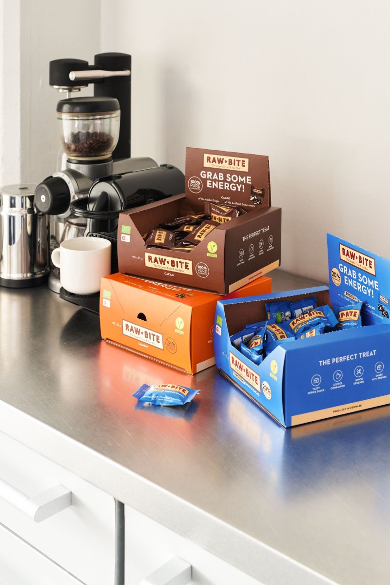 Rawbite Cashew Officebox, 45 bites á 15 g