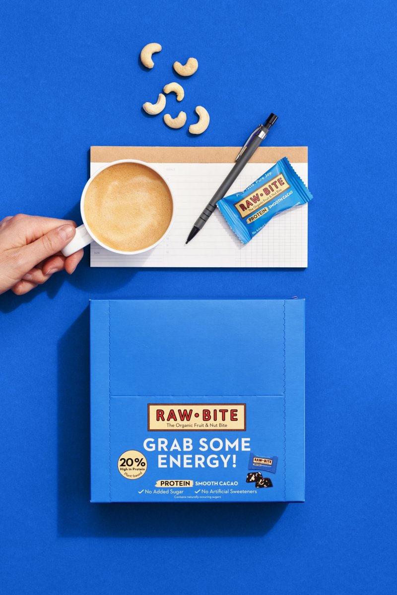 Rawbite Protein Cacao Officebox, 45 bites á 15 g