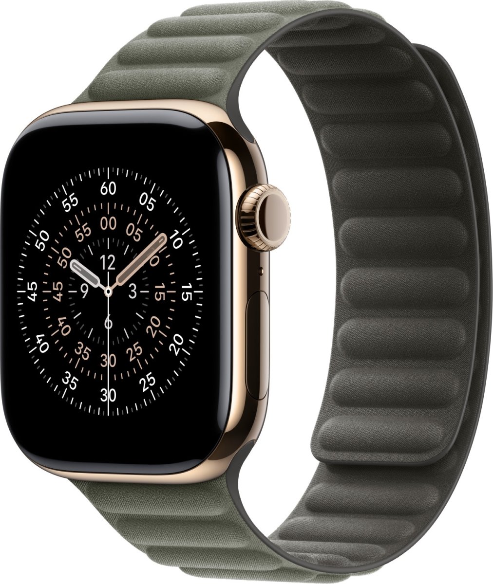Apple Magnetisk Ledrem, Salviegrå, 42 - S/M