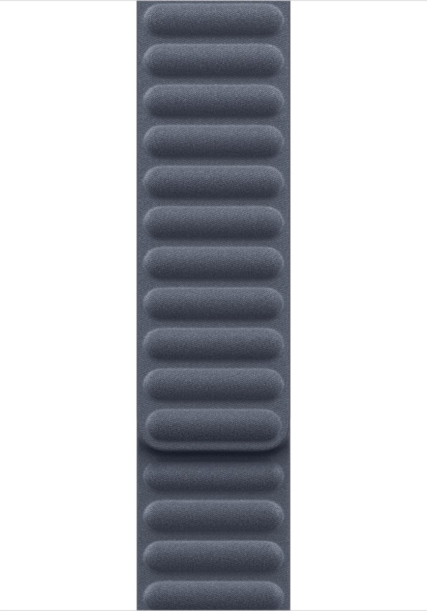 Apple Magnetisk ledrem, blå, 46 mm - M/L