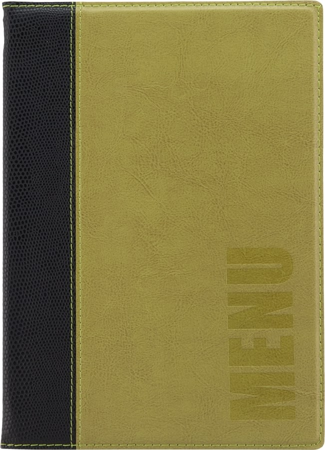 Securit Trendy Menukort | A5 | Grøn | Logo