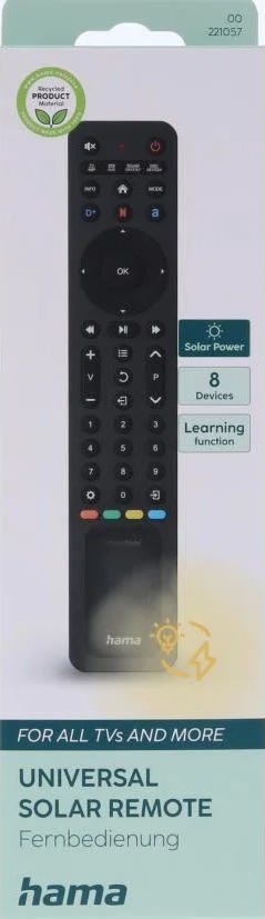 Hama Fjernbetjening Universal 8-i-1 Solar