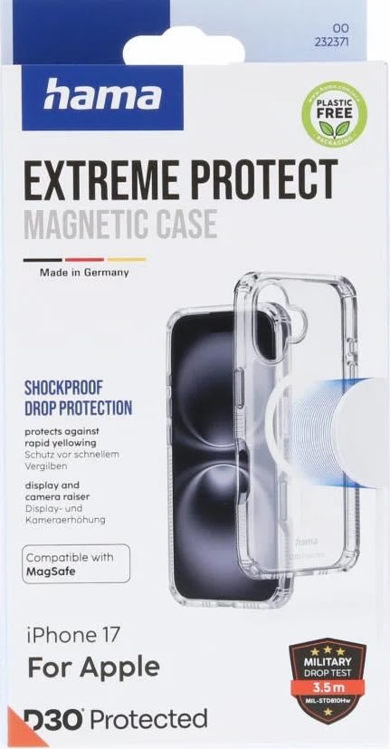 Hama Mobilcover iPhone 17 MagCase, transparent