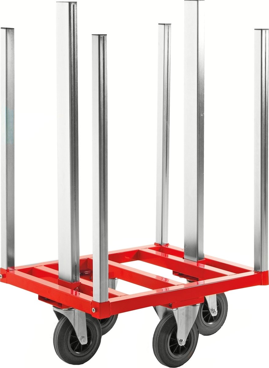 Pallerammevogn, massive hjul, 300 kg