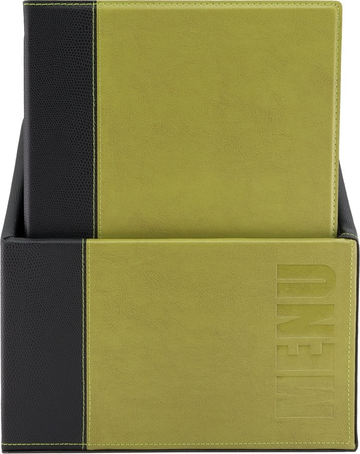 Securit Trendy Menukort | A4 | Grøn | Logo | 20st