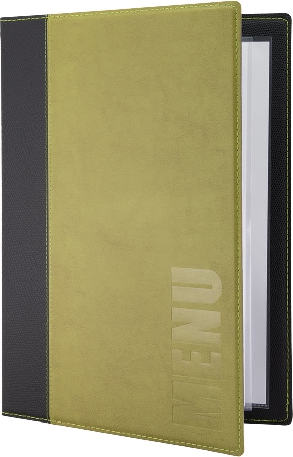 Securit Trendy Menukort | A4 | Grøn | Logo | 20st