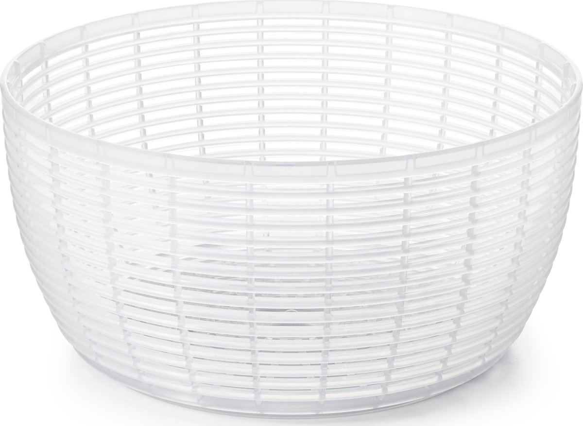 OXO Salatslynge stor, klar/hvid, Ø26cm.