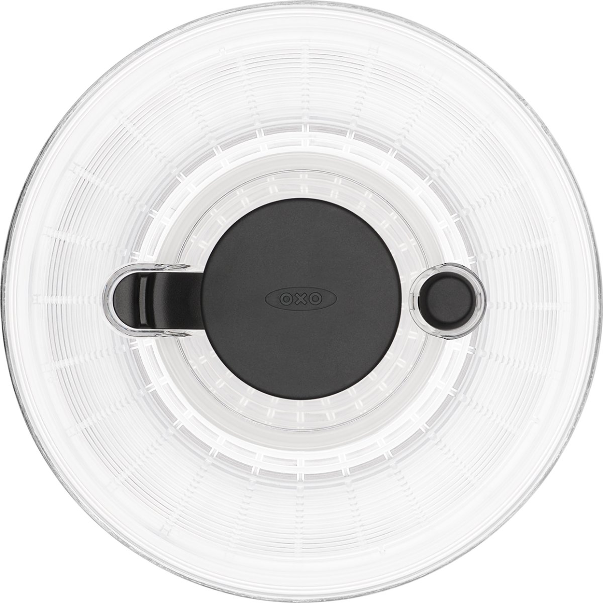 OXO Salatslynge lille, klar/hvid, Ø21cm.