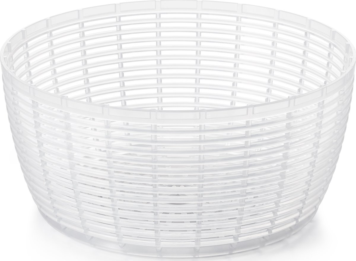 OXO Salatslynge lille, klar/hvid, Ø21cm.