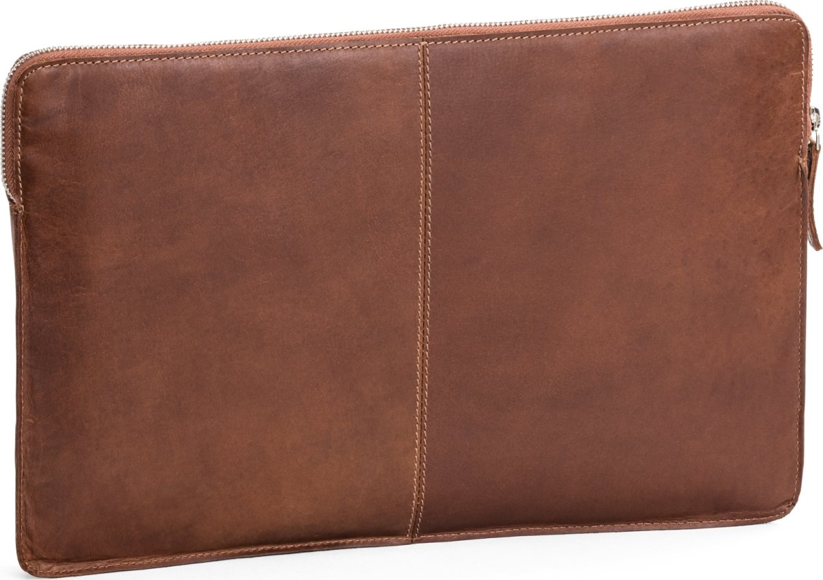Carlobolaget Florens Computeretui, 15", cognac