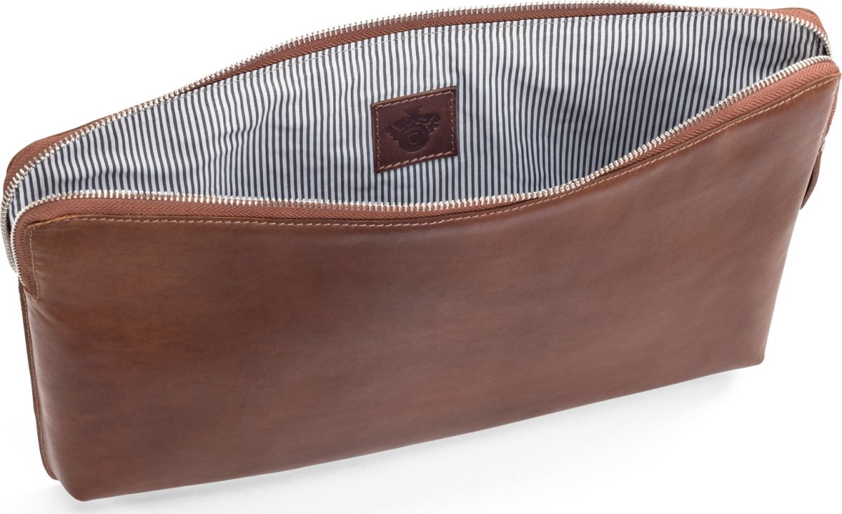 Carlobolaget Florens Computeretui, 15", cognac