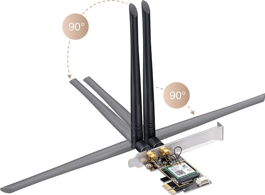 CUDY Adapter PCI-E WE3000, WF6, 1P