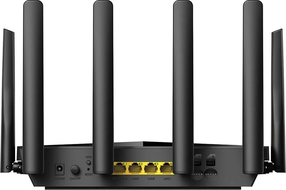 CUDY 4G Router LT18, WF6, Gigabit, 2x SIM