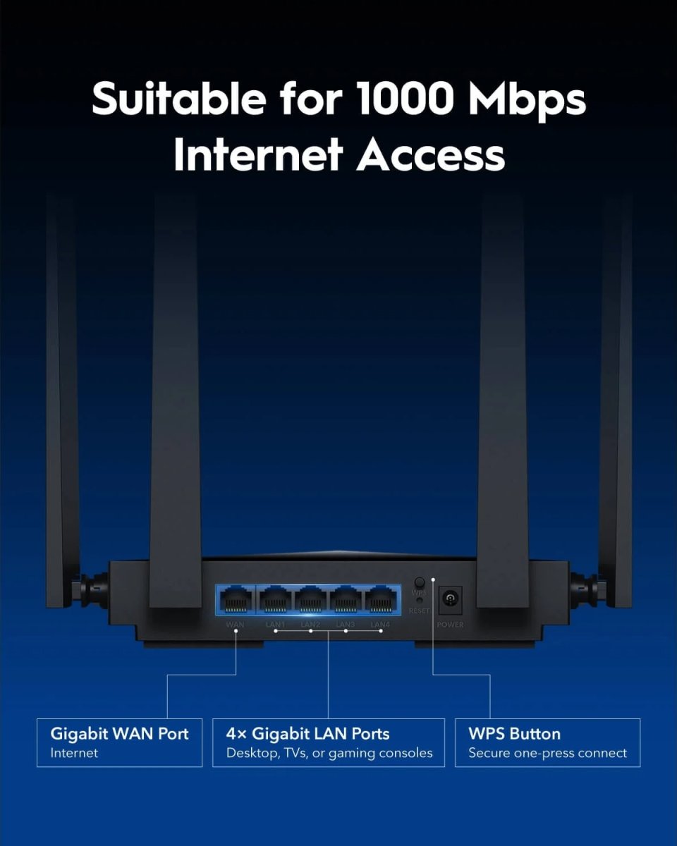 CUDY Wi-Fi Router WR3600, WF7, BE3600 Gigabit Mesh