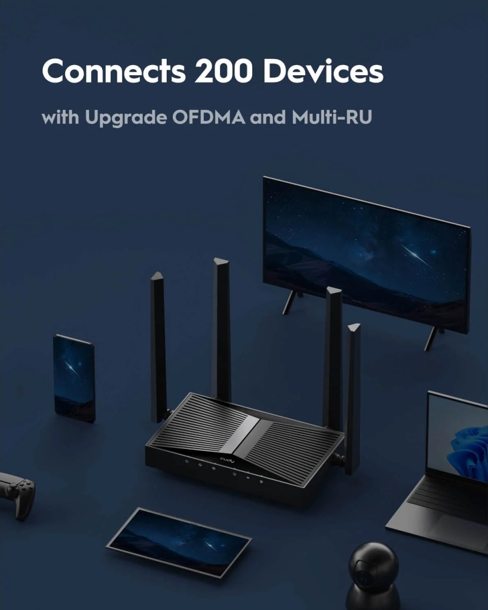 CUDY Wi-Fi Router WR3600, WF7, BE3600 Gigabit Mesh