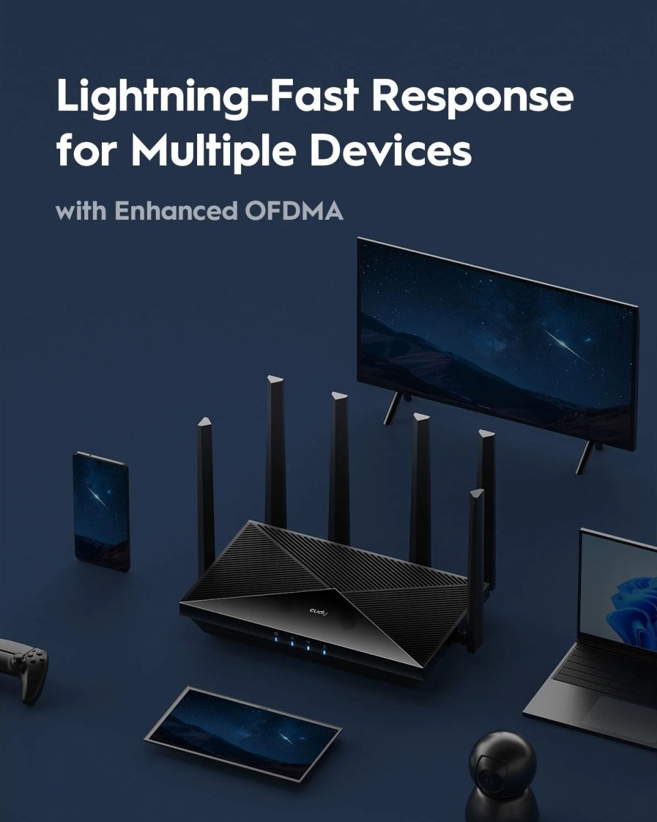CUDY Wi-Fi Router WR6500H, WF7, BE6500
