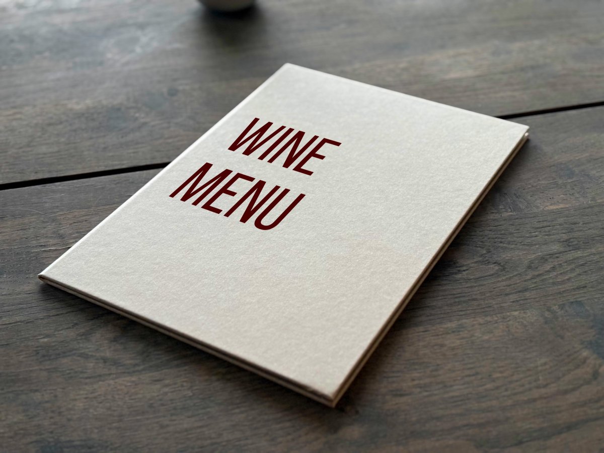Menu omslag | A4 | Natur | Logo