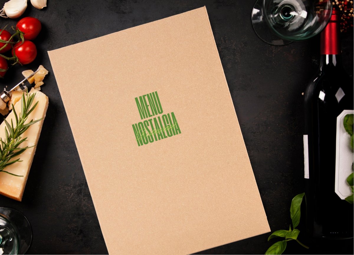 Menu omslag | A4 | Natur | Logo