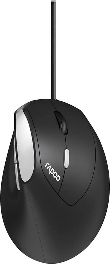 RAPOO Mus EV200, Ledning, Optisk sort