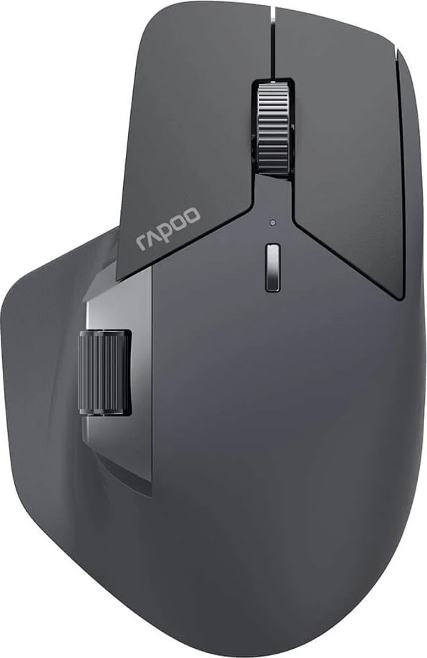 RAPOO Mus, MT760L, Trådløs, Multi-Mode, Mørkegrå