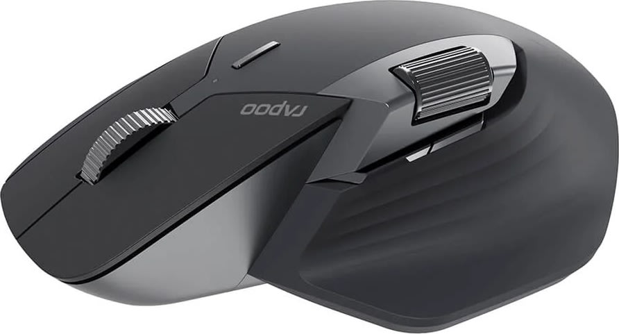 RAPOO Mus, MT760L, Trådløs, Multi-Mode, Mørkegrå