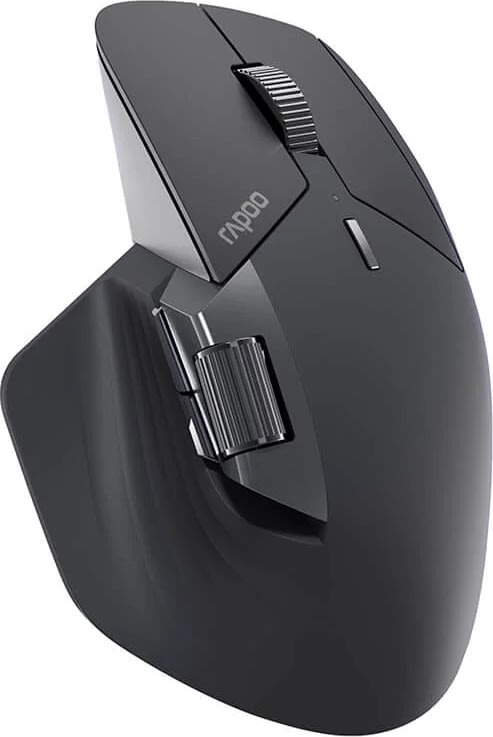 RAPOO Mus, MT760L, Trådløs, Multi-Mode, Mørkegrå