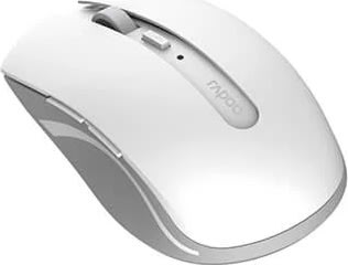 RAPOO Mouse 7200M, Trådløs, Multi-Mode, Hvid