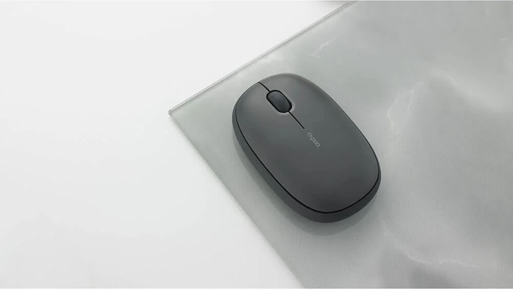 RAPOO Mus M660 lydløs, Trådløs, Multi-Mode, Grå