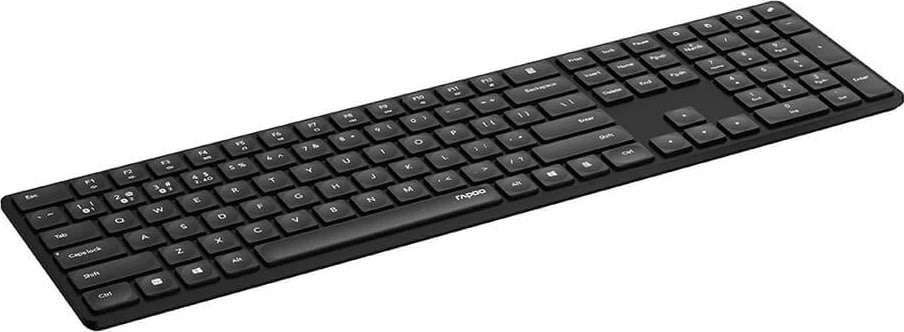 RAPOO Tastatur E8020, Multi-Mode, Trådløs, smalt