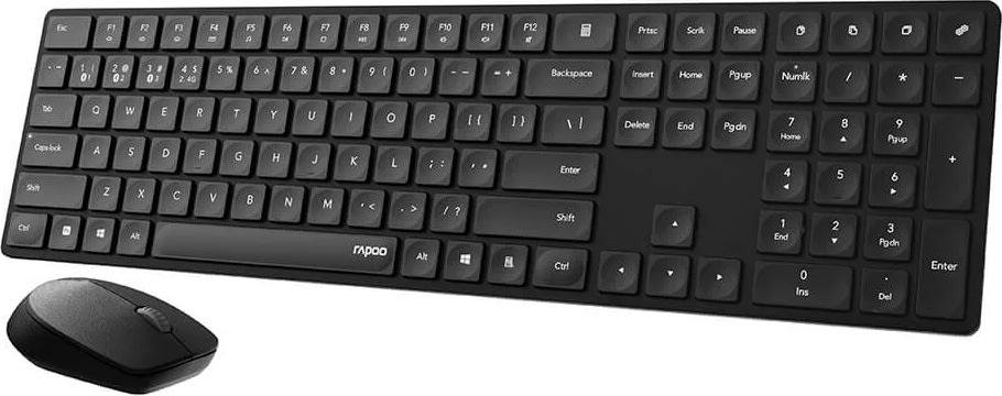 RAPOO Tastatur/Mus-Sæt 8020M, Multi-Mode, Trådløs