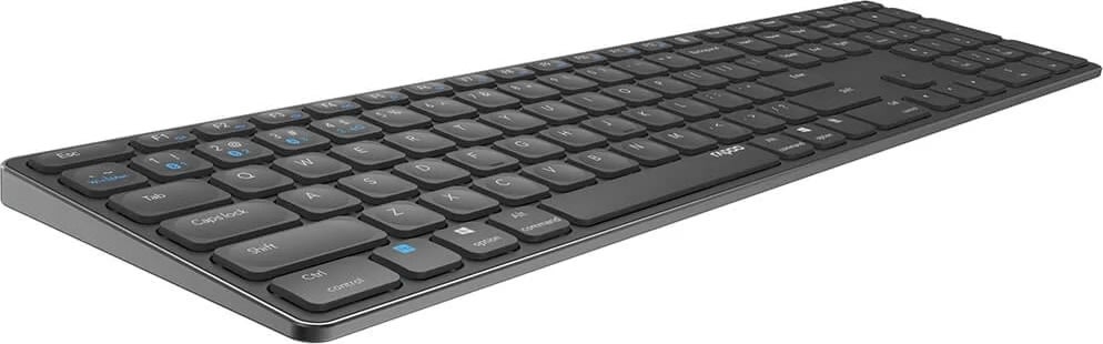 RAPOO Tastatur E9800M, Multi-Mode, Trådløst, Grå