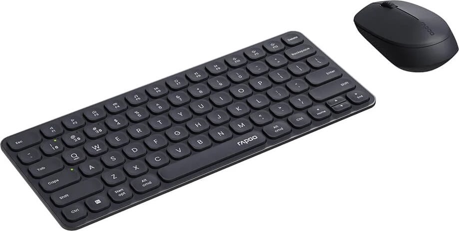 RAPOO Tastatur/Mus-Sæt 9010M, Trådløs, Multi-Mode