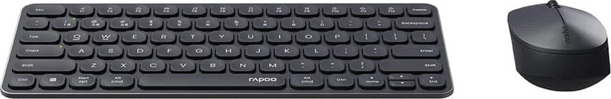 RAPOO Tastatur/Mus-Sæt 9010M, Trådløs, Multi-Mode