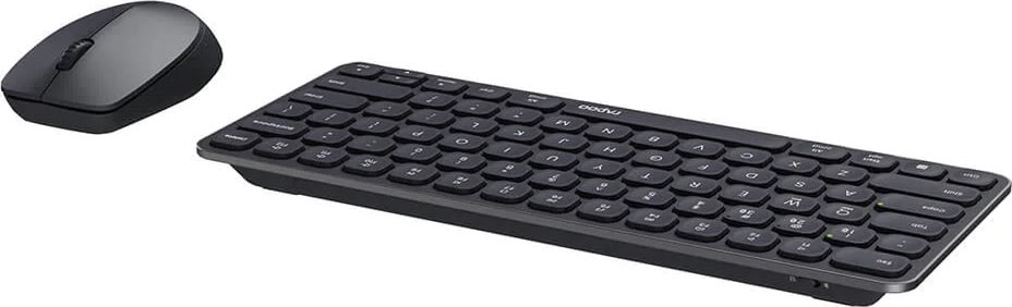 RAPOO Tastatur/Mus-Sæt 9010M, Trådløs, Multi-Mode