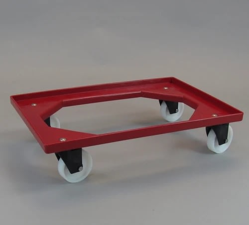 Flexi lagervogn 61x41 cm uden midtergitter, rød