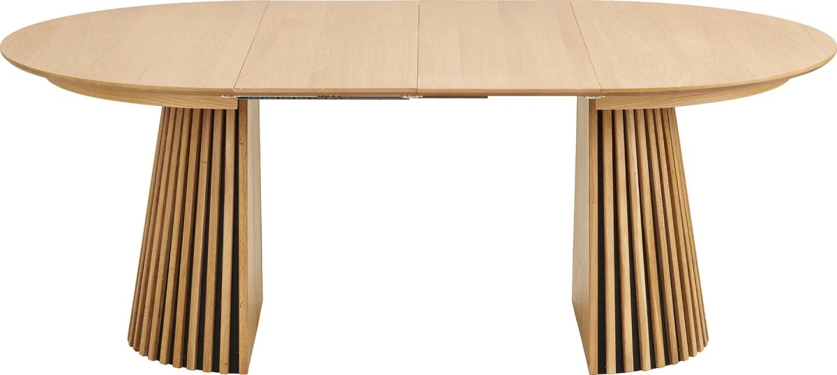 Osaka kantinebord Ø120/120-200x75 cm, egfiner