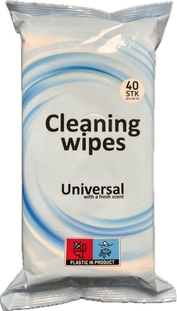 Rengøring Wipes | 20 x 30 cm | 40 klude