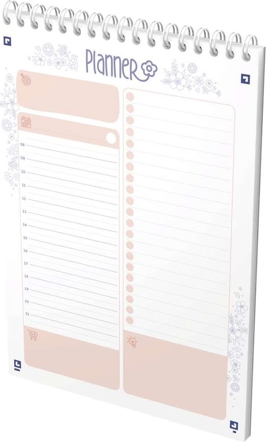 Oxford Floral Daily Planner | A5
