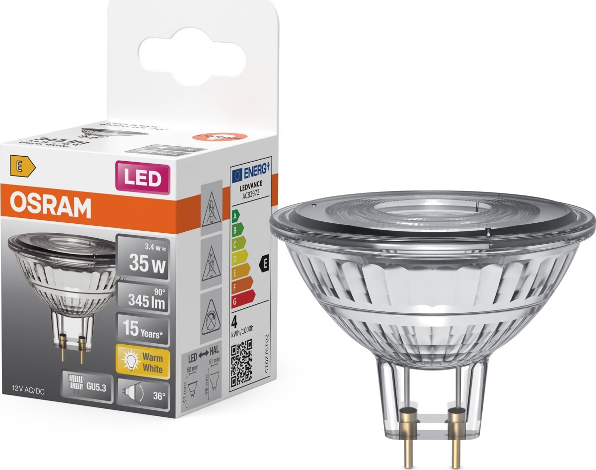 Osram LED Spotpære GU5.3, 3,4W