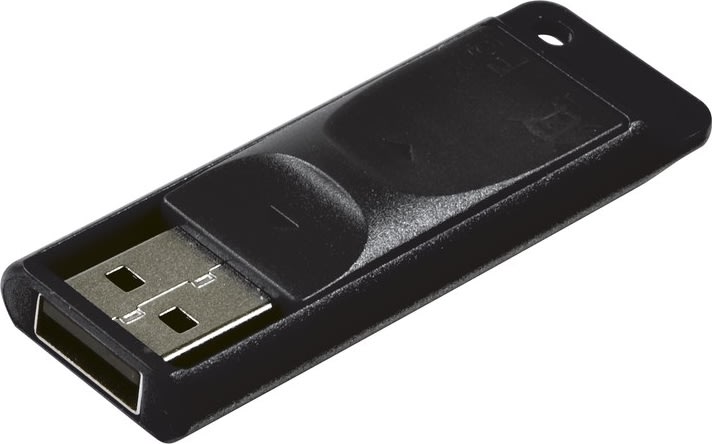 Verbatim USB 2.0 Store ´N´ Go Slider, 16GB, Sort